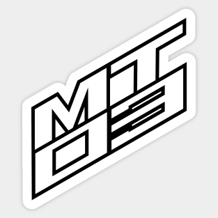 MT03 Block Design Sticker